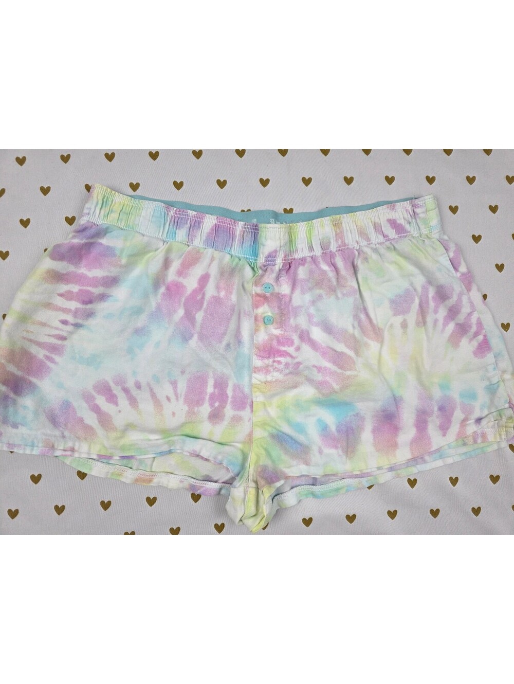 Victorias Secret PINK Tye Dye XS Sleep Shorts Boxers Pajama Bottoms